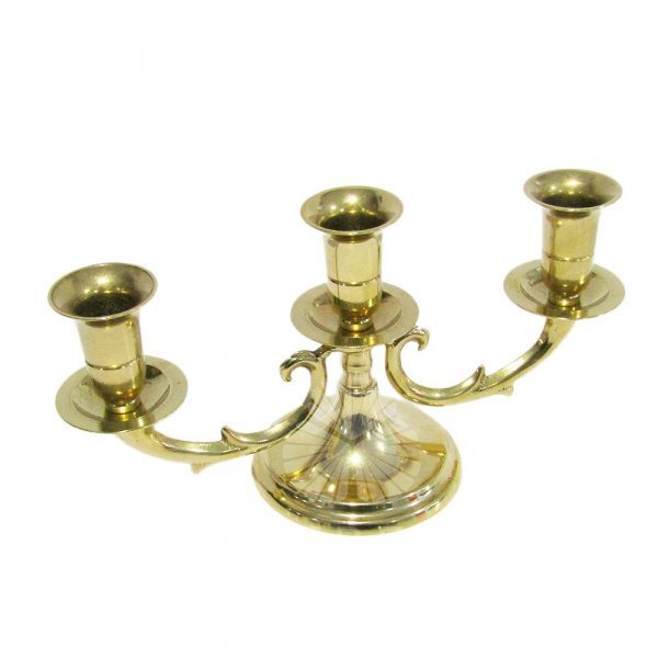 CANDELABRO 3 VELAS BAJO