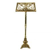 atril de pie de bronce