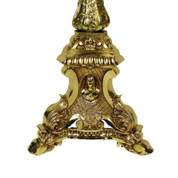 portaincensario de bronce