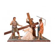 caida de jesus pasta de madera