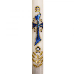 cirio pascual cruz y espigas