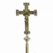 cruz parroquial de bronce