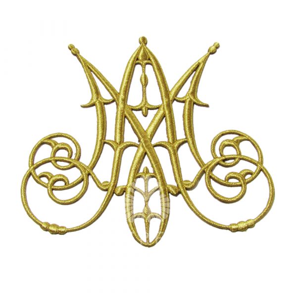 APLICACION BORDADA AVE MARIA