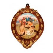 viacrucis pasta de madera