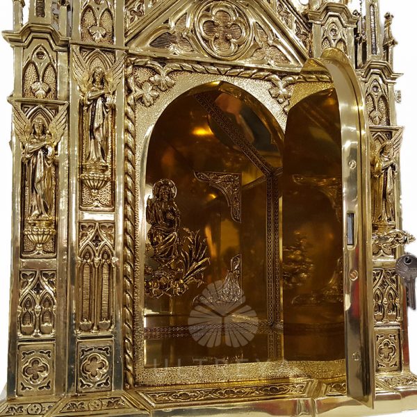SAGRARIO GOTICO BRONCE 4 TORRES - Imagen 6