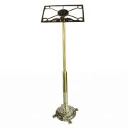 atril de pie de bronce