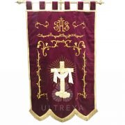 estandarte terciopelo bordado