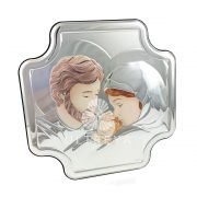 cuadro cruz bilaminado plata sagrada familia