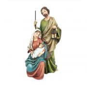 sagrada familia de pasta de madera