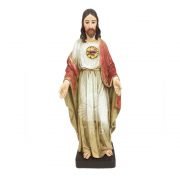 sagrado corazon de jesus pasta de madera