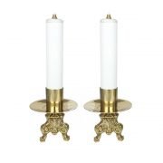 candelero dorado 3 pies