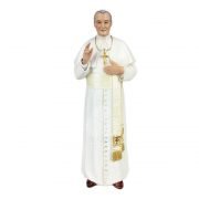 papa juan pablo II pasta de madera