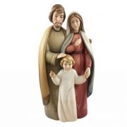 sagrada familia talla de madera