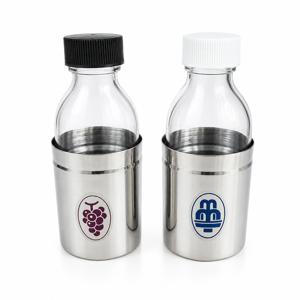 botellas agua vino