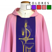 casulla espigas panes peces