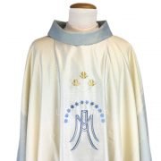 casulla mariana de lana degradada