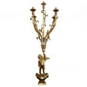 candelabro bronce