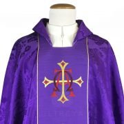 casulla morada damasco alfa omega