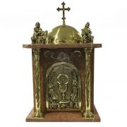 sagrario de marmol rojo bronce