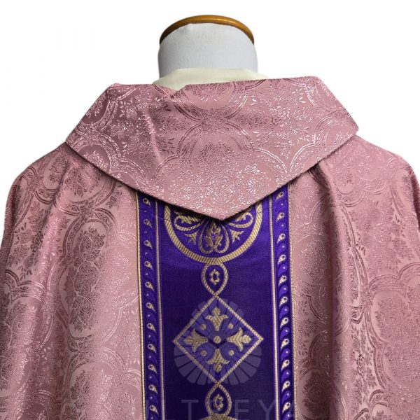 casulla rosa damasco