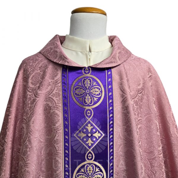 casulla damasco rosa