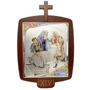 viacrucis madera plata