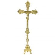 cruz rococo dorada