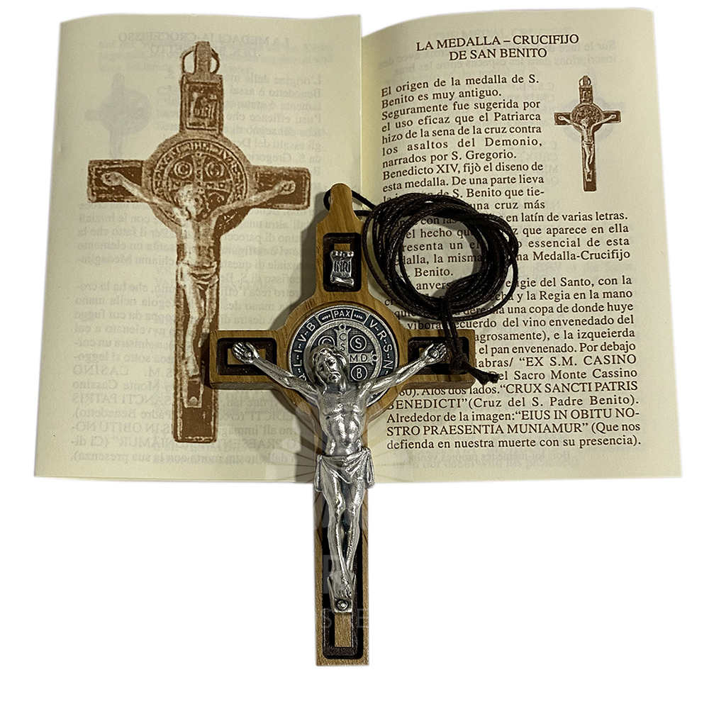 Crucifijo Con Medalla San Benito – Mi Santuario