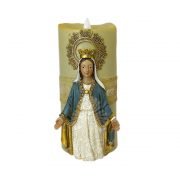 vela led virgen milagrosa