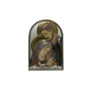 cuadrito sagrada familia plata