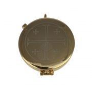 portaviático dorado cruz