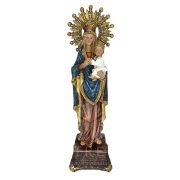 virgen con niño 40 cm