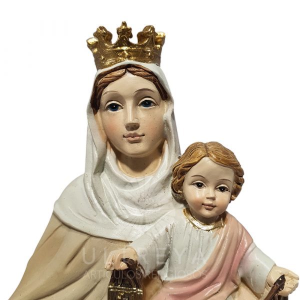 virgen del carmen resina