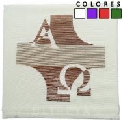 palia bordada alfa y omega