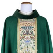 casulla estolon tejido verde