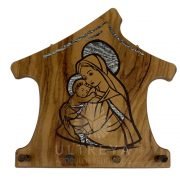 colgador virgen con niño