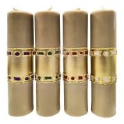 velas adviento 6 x 25