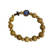 pulsera madera olivo milagrosa cruz