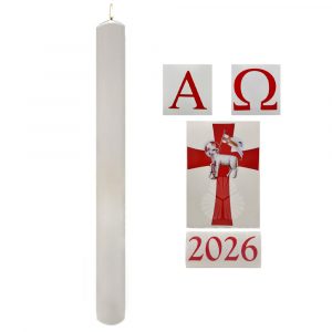 cirio pascual pegatina cordero