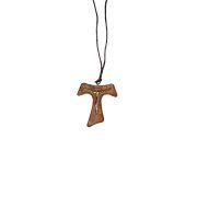 colgante tau olivo cristo metal