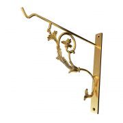 aplique lámpara dorada