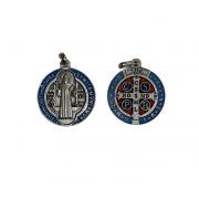 medalla de san benito esmaltada