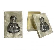 caja nacar plata sagrado corazon de jesus