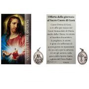 medalla grabada sagrado corazon jesus