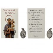 medalla grabada san antonio