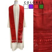 estola vainicas hiladas a mano