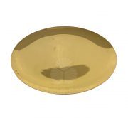 patena de plata con baño de oro
