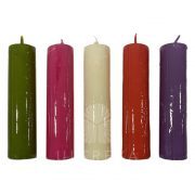 velas adviento 5 colores liturgicos