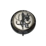 portaviatico plateado grabado