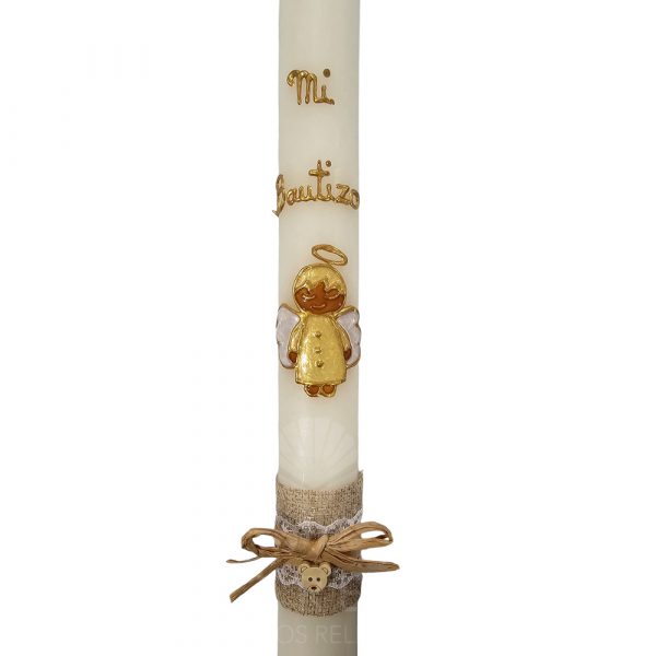 vela de bautismo angel